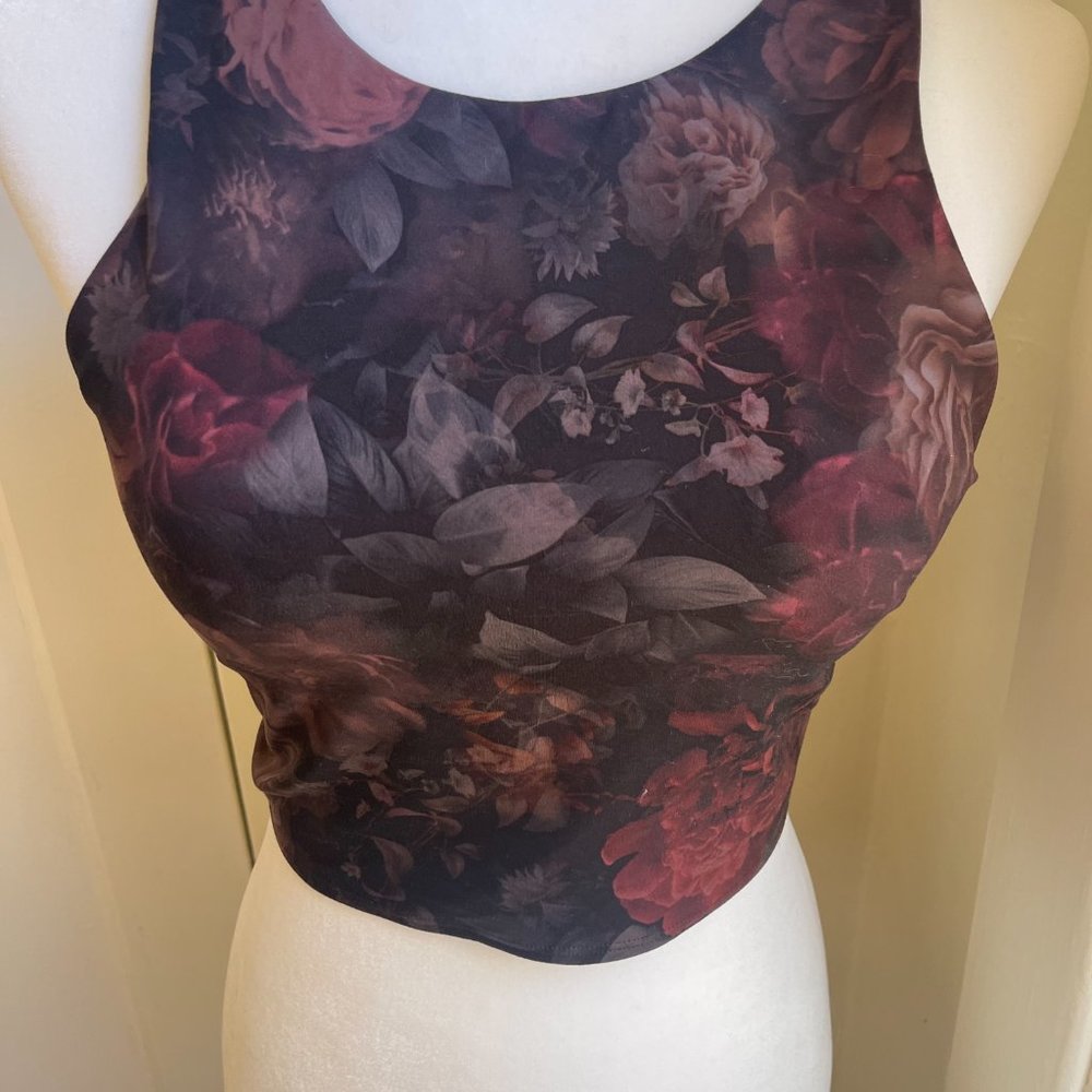 Athleta Floral Conscious Crop Bra